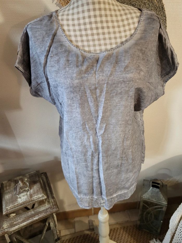 Tunique dentelle dos