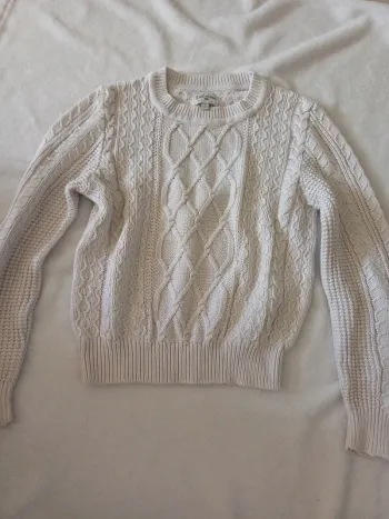 Pull blanc 6 ans