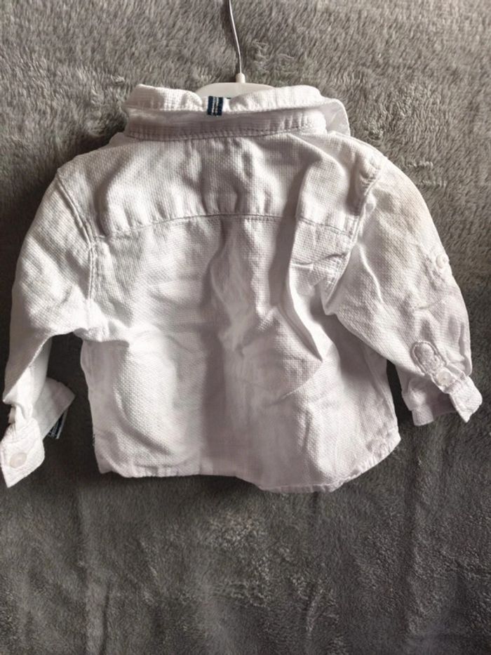 Chemise blanche obaibi 6 mois - photo numéro 8