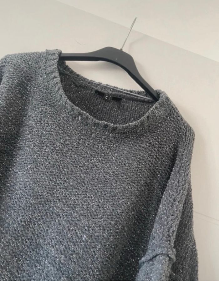 Pull gris taille L - photo numéro 2