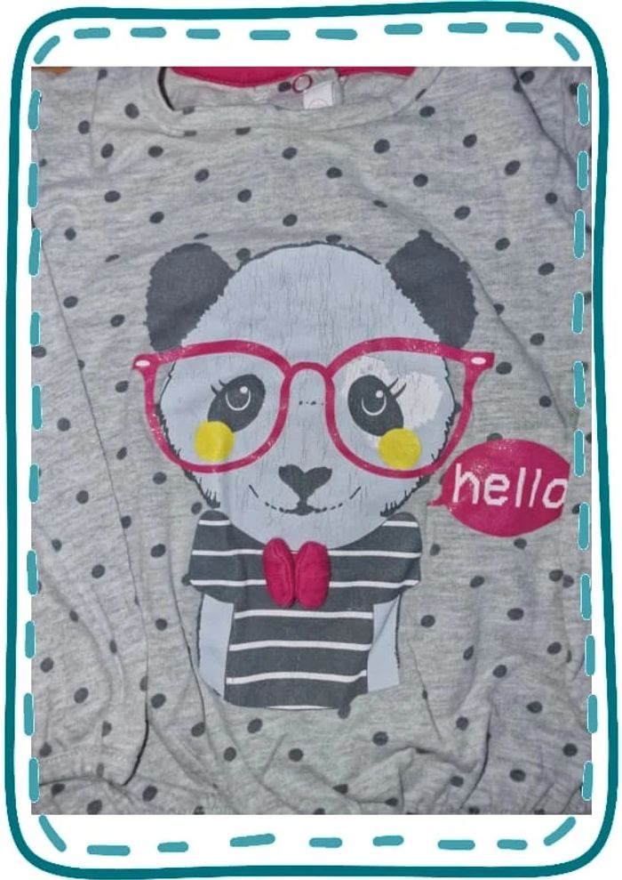 T-shirt à manche longue 12 mois - photo numéro 3