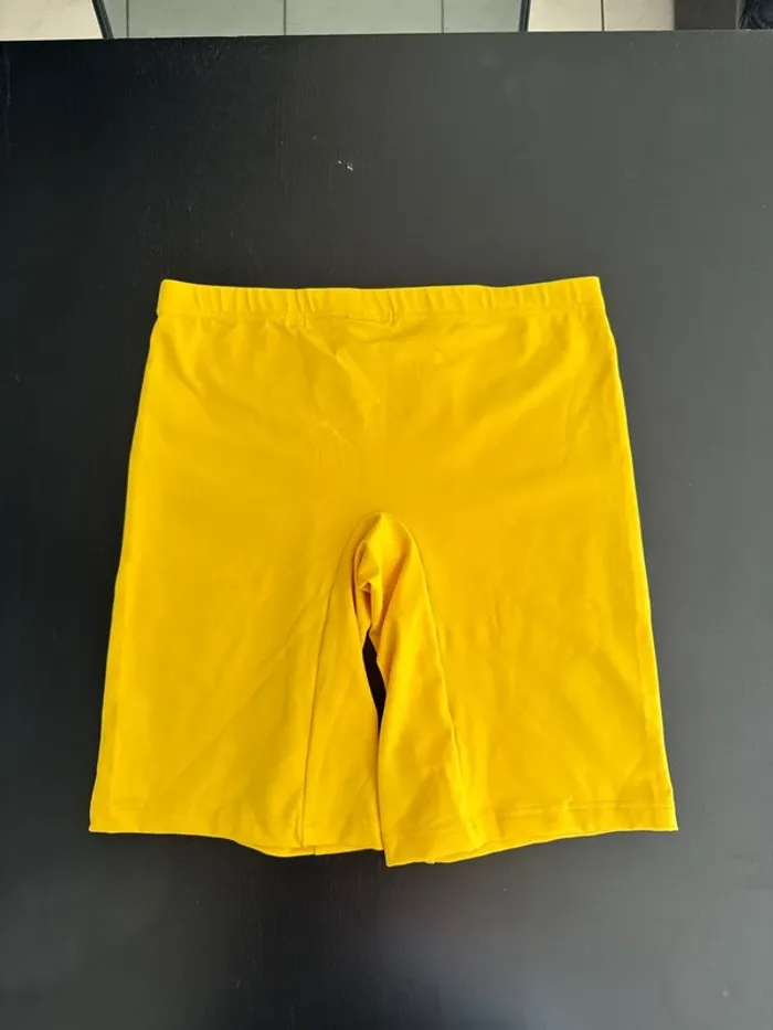 Short cycliste Le Coq Sportif jaune – Taille M - photo numéro 4