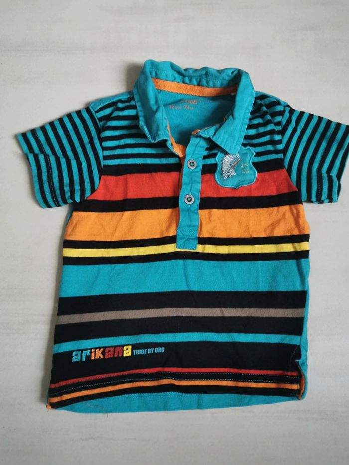 Tee-shirt + polo manches courtes - photo numéro 2