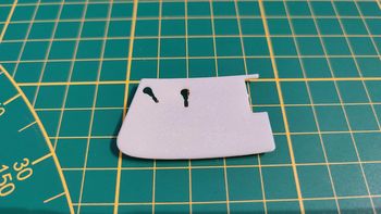 Intérieur porte avant droite pièce détachée miniature 1/18 Citroën traction 15cv 1952 Maisto #B36