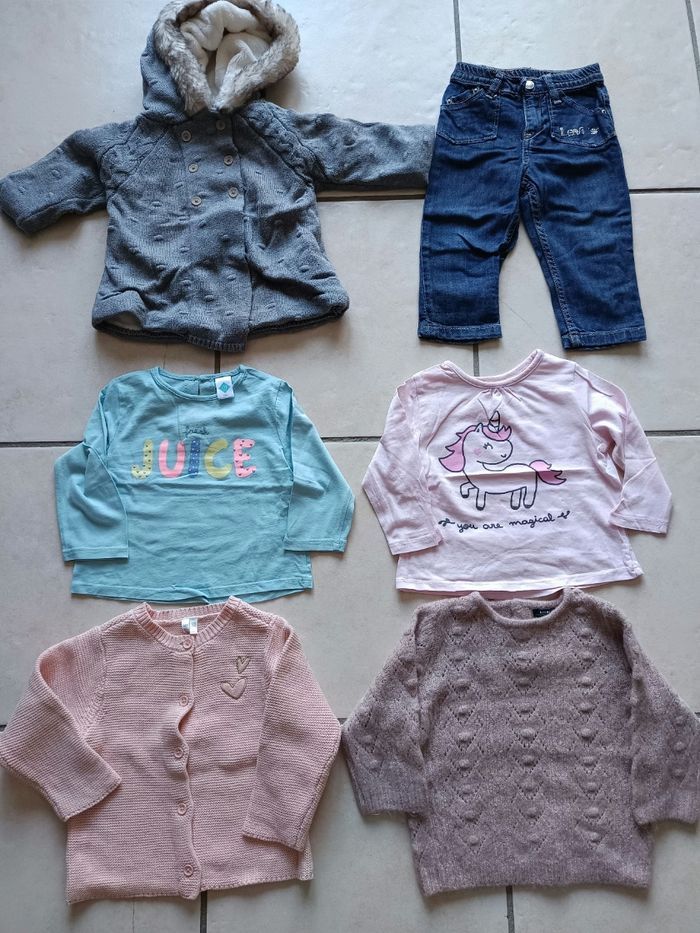Lot vêtements fille 12 mois multimarques - photo numéro 5