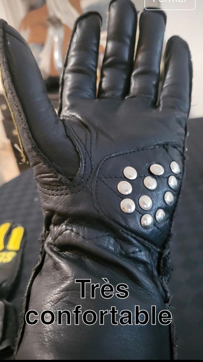 Gants moto cuir SEGURA - photo numéro 7