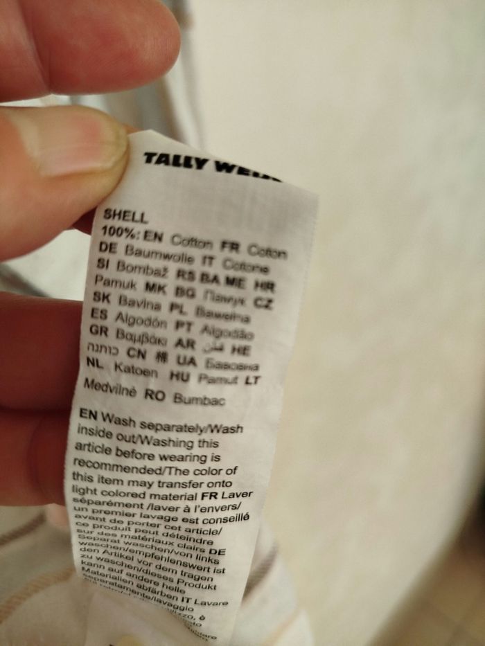 Chemise a carreaux blanche bleue et rose. Très bon état et propre. Taille M. Tally Weill - photo numéro 5