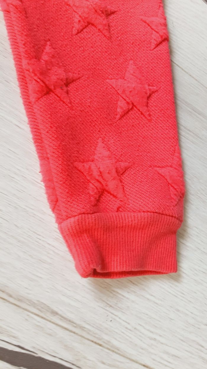 Vêtement fille pull rose fuschia motifs étoiles 6 ans - photo numéro 5