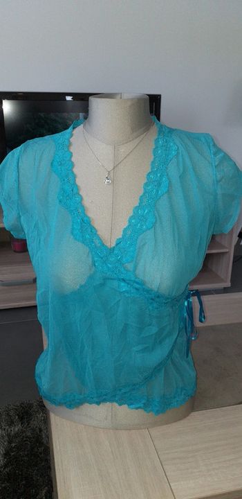 Tee-shirt bleu "Promod"