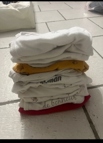 Lots 12 bodies  manche longue taille 6 mois