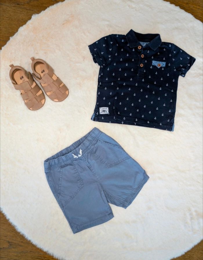 Ensemble short-polo  6 mois