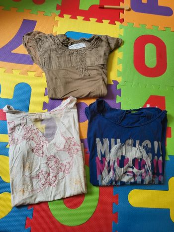 Lot de 3 tee-shirts MC taille M