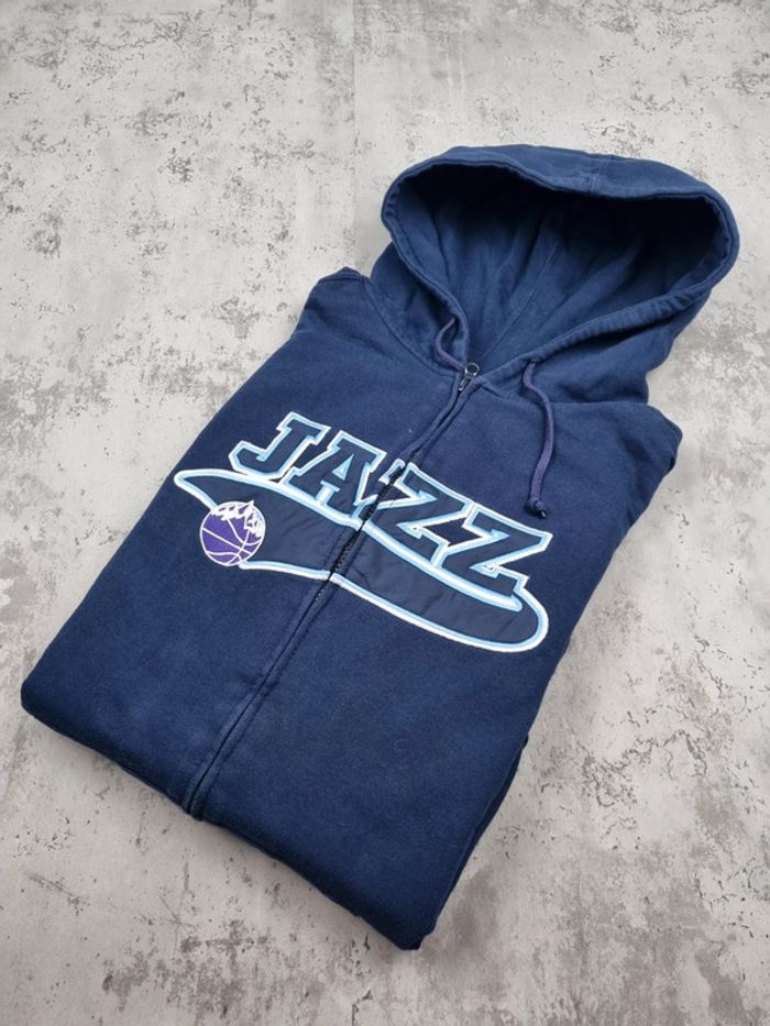 Gilet zippé à capuche Utah Jazz NBA – Taille L Hommes
