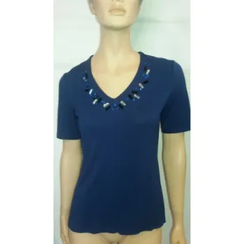 Tshirt en V à strass