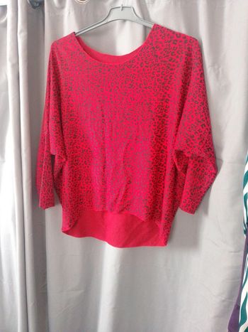 Pull léopard femme