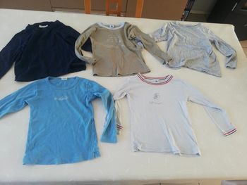 Lot 5 maillot de corps 6 ans marques diverses