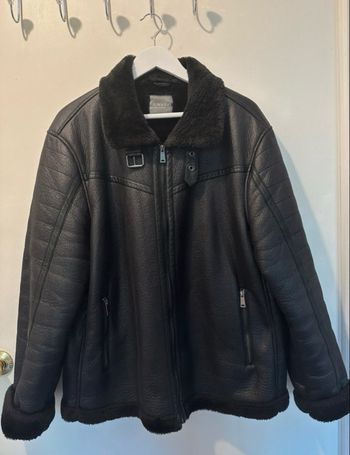 Veste similicuir blouson aviateur taille XXL