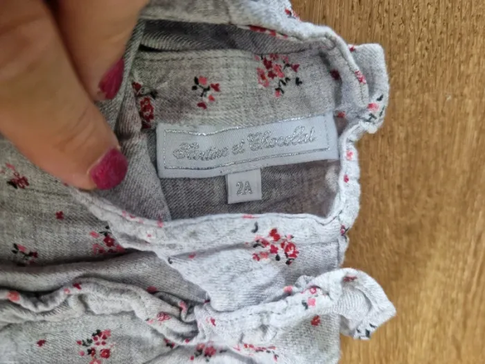Robe grise - Taille 2 ans - Tartine et Chocolat - photo numéro 5