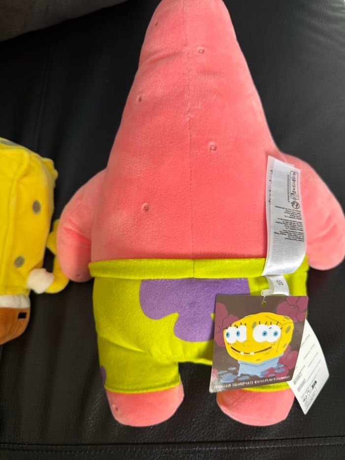 2 peluches bob l’éponge et cactus - photo numéro 5