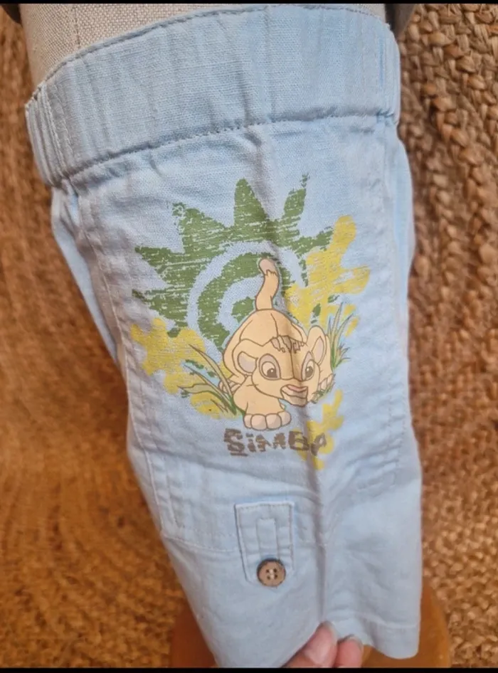 Neuf jolie ensemble polo et short simba en lin garçon 12 mois - photo numéro 5
