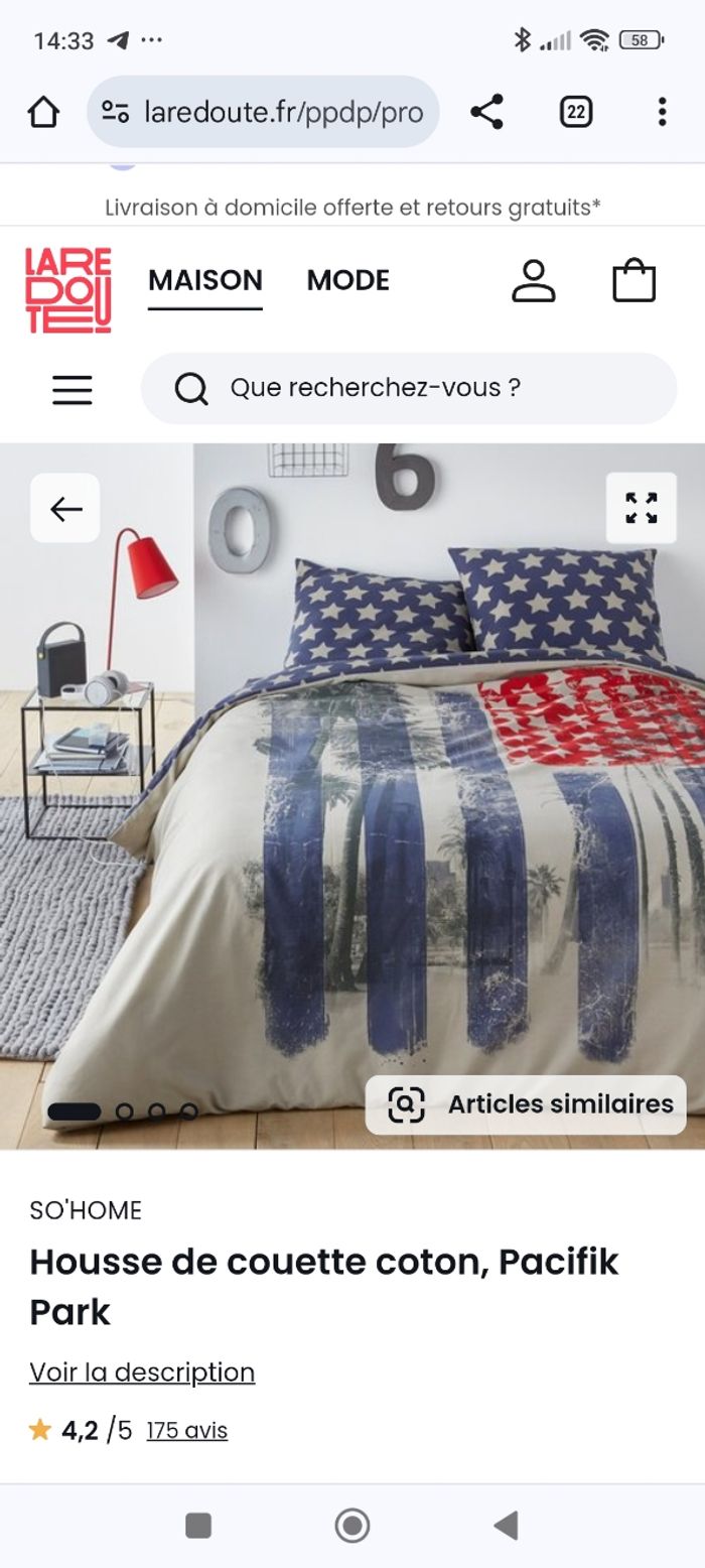 Parure housse de couette - photo numéro 3