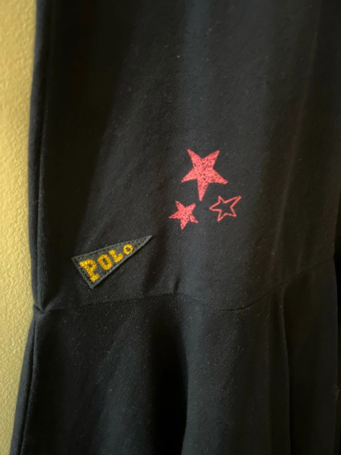 Robe polo neuve piqué de coton marine 12 ans - Ralph Lauren - photo numéro 3