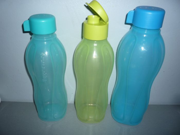 LOT DE 3 ÉCO BOUTEILLES "TUPPERWARE - n°18