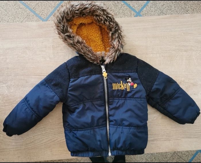 Veste doudoune mickey