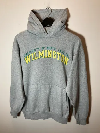 Sweat à capuche gris chiné pour homme B&E Sport University of North Carolina Wilmington taille S 474