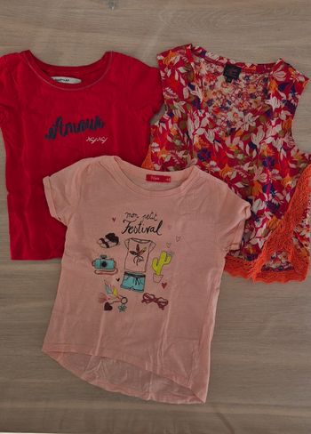 Lot tee-shirts manches courtes
