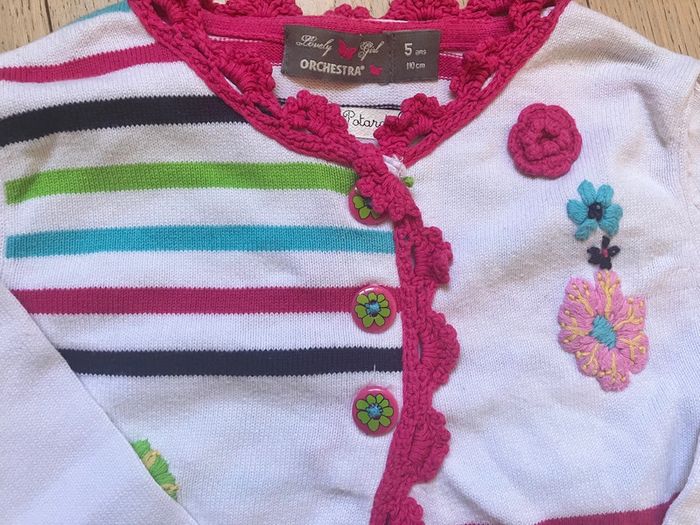 Robe été sans manches + gilet 5 ans Orchestra - photo numéro 5