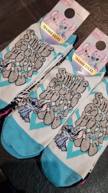 12 paires chaussettes STITCH disney neuves 37 41