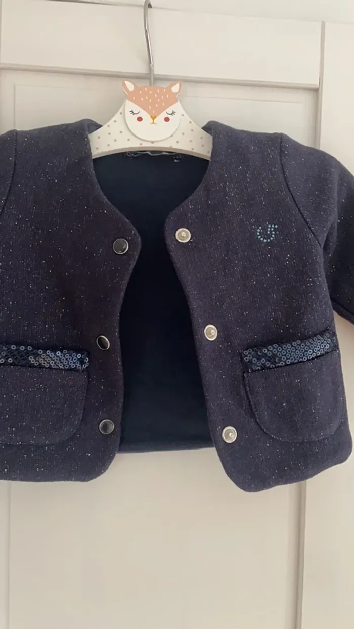 Ensemble Gilet Gymp et blouse Tissaia 3 mois - photo numéro 8
