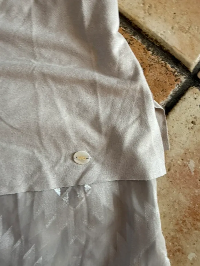 Top lpd taille s/m gris suédine avec voile intégral dessous - photo numéro 2