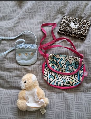 Lot sacs porte monnaie enfants, diverses tailles