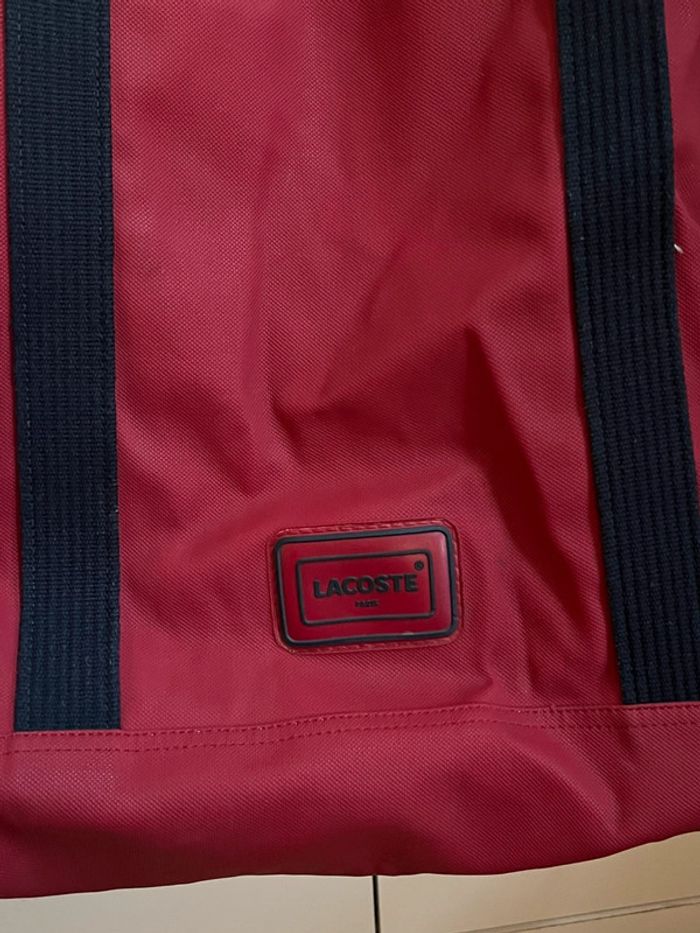 Sac à mains bordeaux Lacoste - photo numéro 9