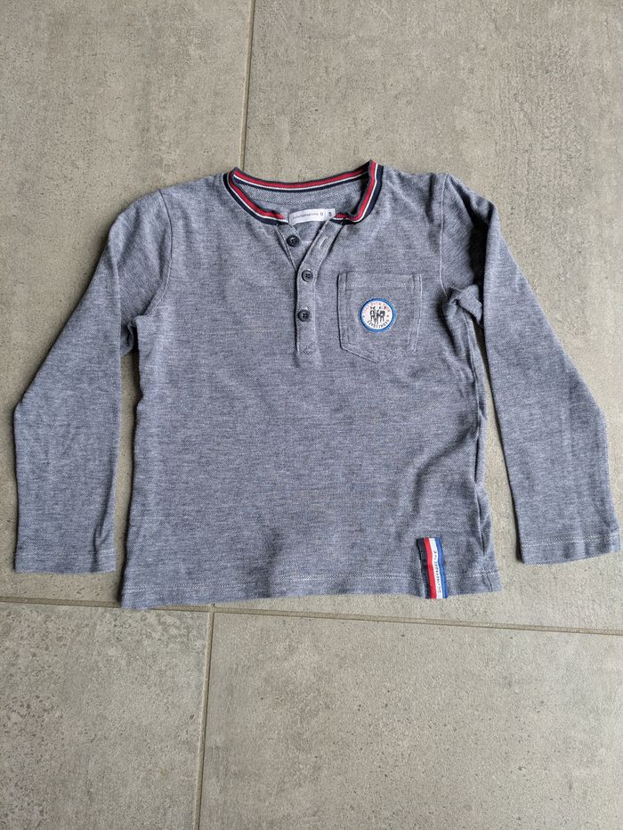 Polo tunique col mao 5 ans