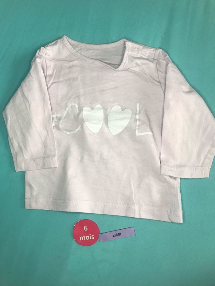 T-shirt manches longues 6mois