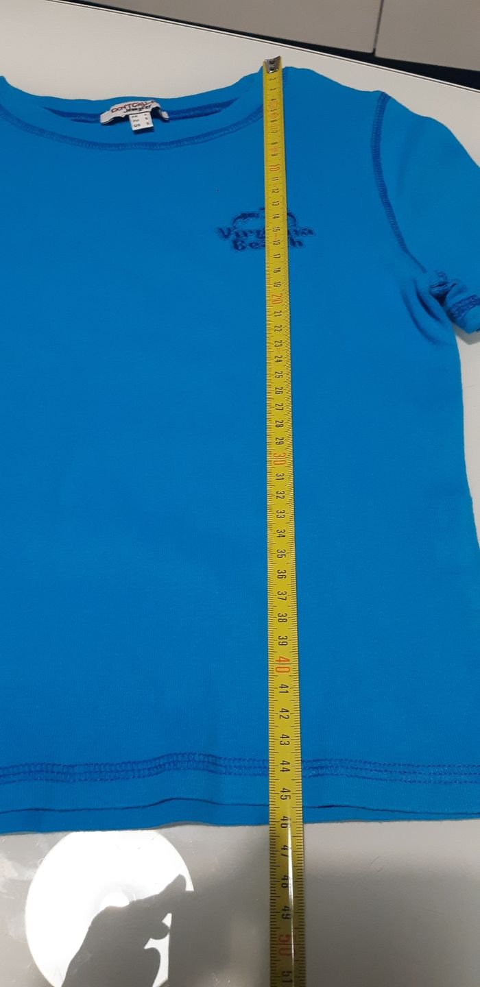 Tee-shirt taille S bleu roi Neuf - photo numéro 5