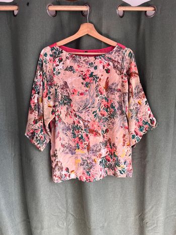 blouse  ample fleurie 38/40