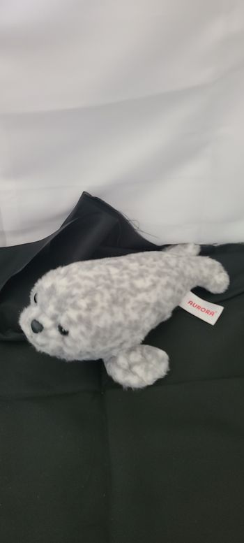 Phoque gris en peluche réaliste pour aquarium marin, animal en peluche Aurora