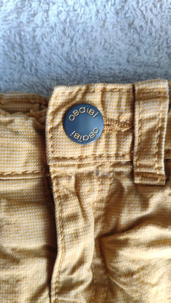 Pantalon moutarde obaibi 18 mois - photo numéro 2