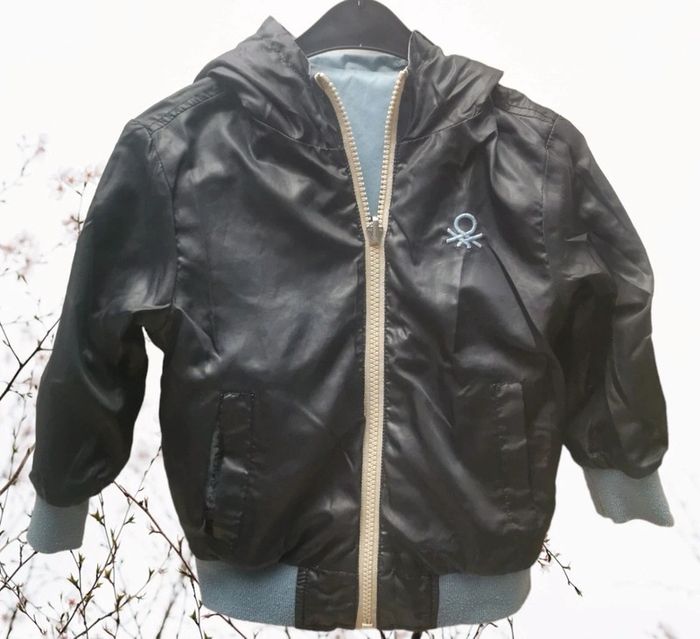 Blouson Benetton réversible t. 2 ans / 90cm - photo numéro 2