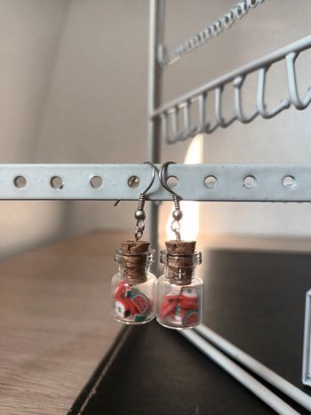 Boucles d'oreilles fioles