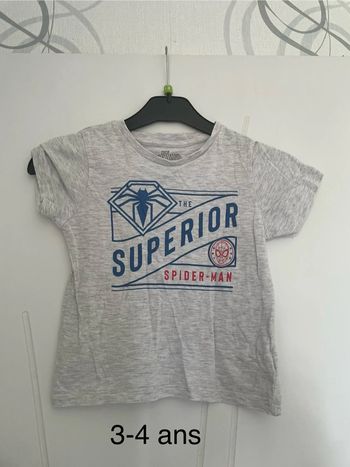 Tee-shirts Spiderman 3-4 ans