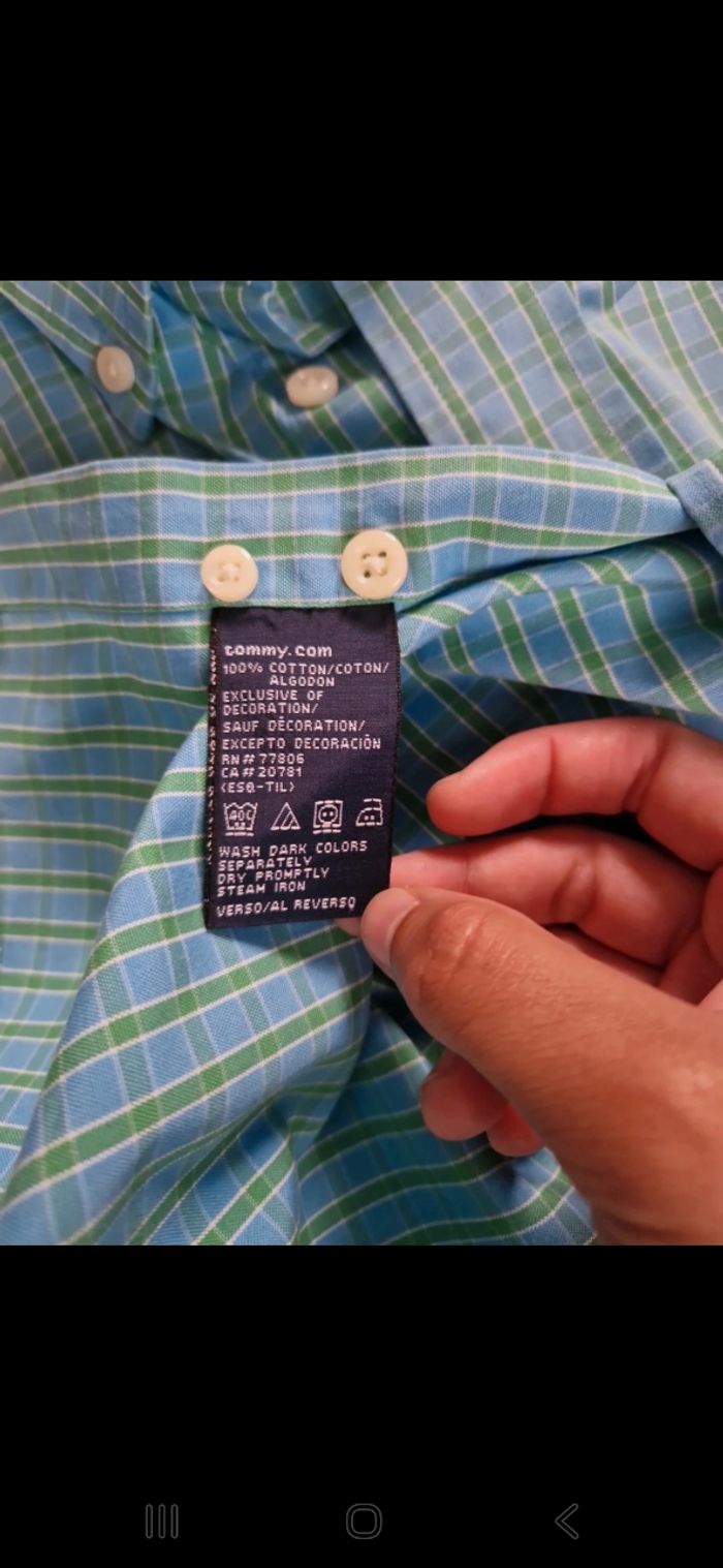 Chemise à manches courtes Tommy Hilfiger vintage 2006 - photo numéro 8