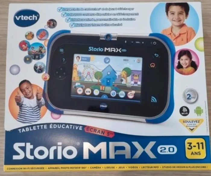 Tablette Storio max 2.0 bleue neuve