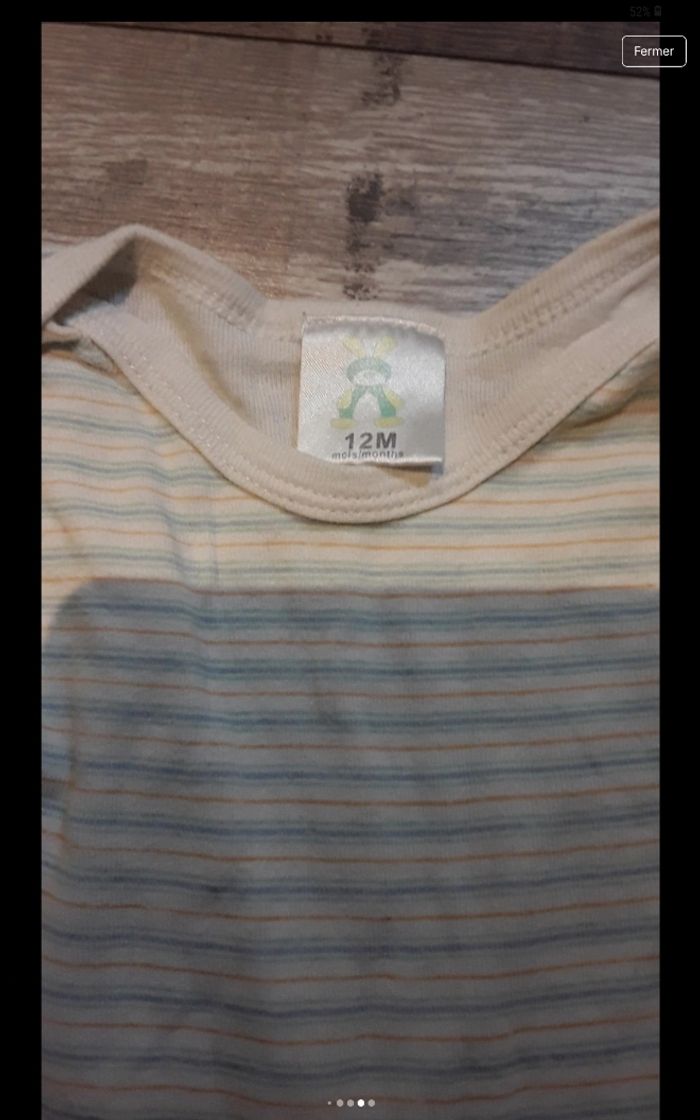 Lots de 5 bodies manche longue - photo numéro 8