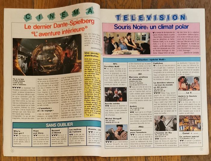 Ancien journal de mickey avec cadeau disney star Bernard et Bianca 1987 N°1851 vintage - photo numéro 4