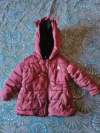 Doudoune fillette lulu castagnette